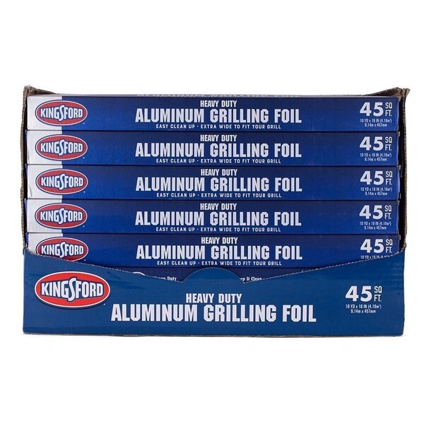 Brand Buzz Kingsford Standard Stick Foil, Aluminum, Gray - BBP19242