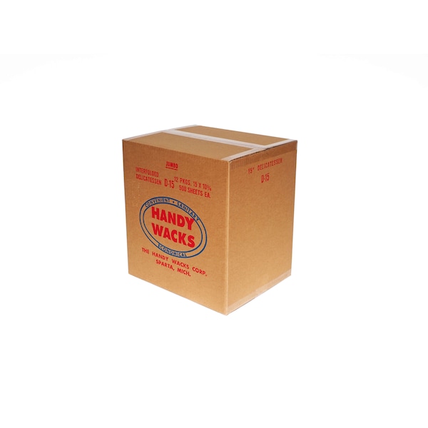 Handy Wacks Handy Wacks 15"x10.75" Interfolded Deli Premium Grade Paper, PK6000 - D-15