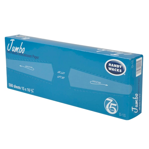 Handy Wacks Handy Wacks 15"x10.75" Interfolded Deli Premium Grade Paper, PK6000 - D-15