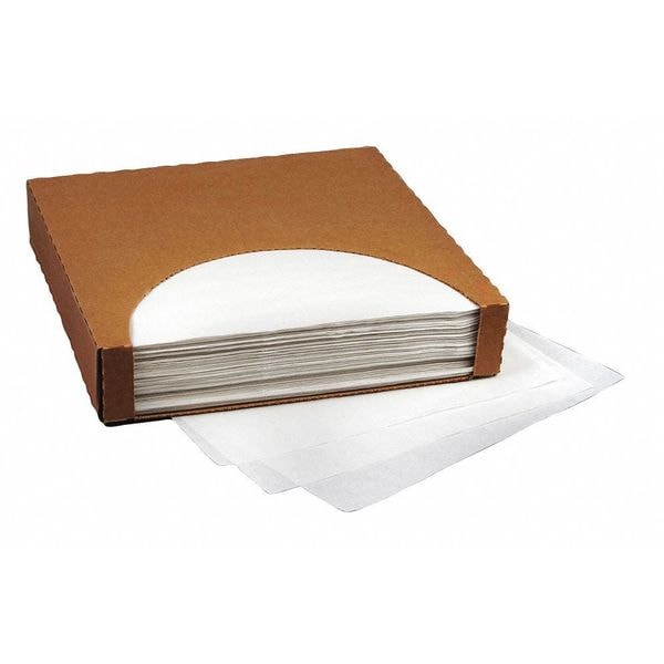 Value Brand Pizza Liners, Grease Proof Quilon Paper, 12 3/16 x 12", PK 1000 - F-4070