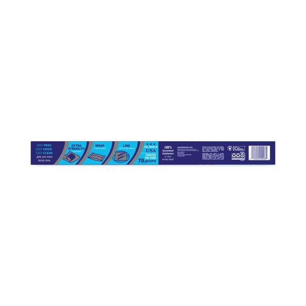 Reynolds Heavy Duty Aluminum Foil Roll, 18 x 75 ft, Silver, PK20 - PAC F28028