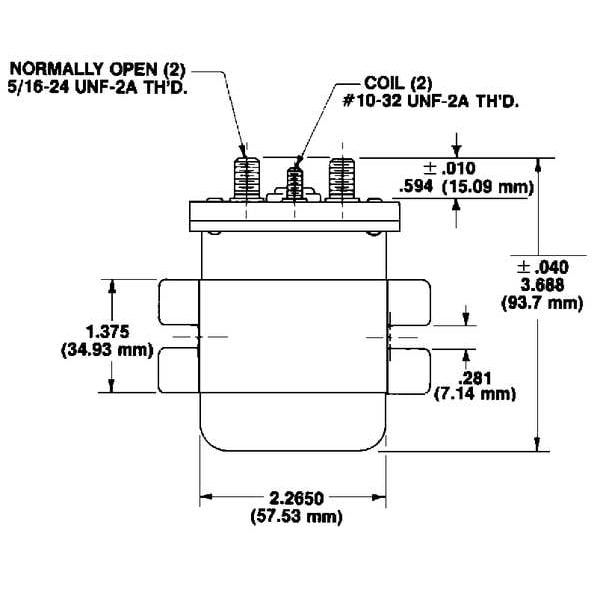 Solenoid de energía DC White-Rodgers, 36V, Amperios 200 - 586 117111S1