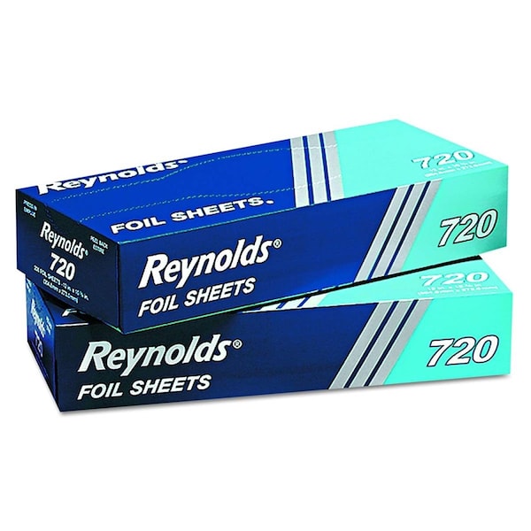 Rfp 12 x 10.75 in. Pop-Up Interfolded Aluminum Foil SheetsSilver 200 Per Box - 720