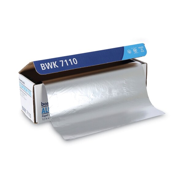 Boardwalk Standard Aluminum Foil Roll, 63 Gauge, 12" x 500 ft - BWK7110