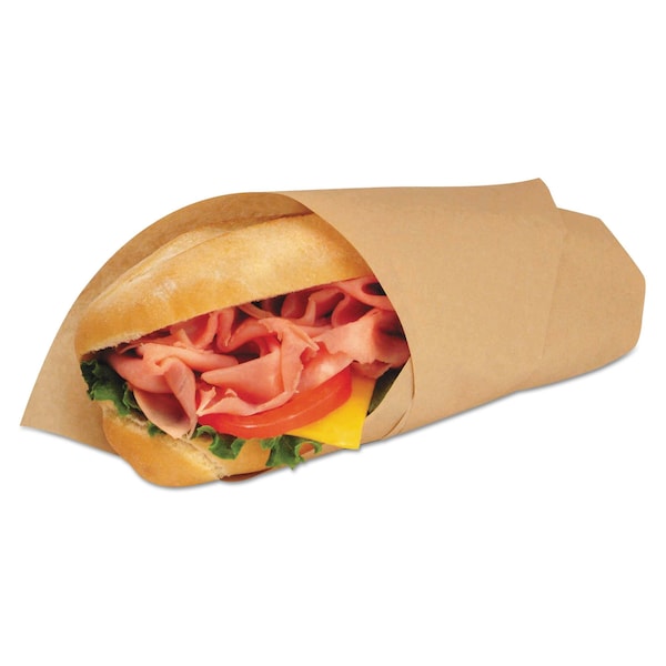 Bagcraft EcoCraft Grease-Resistant Paper Wrap/Liner, 14 x 14, PK4000 - BGC 300899