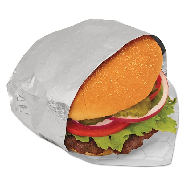 Bagcraft Foil Sandwich wrap, 10.5X14, PK2000 - 300815