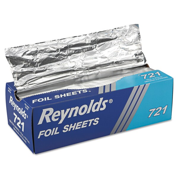 Reynolds Pop-Up Aluminum Foil Sheets, 12", PK6 - REY 721