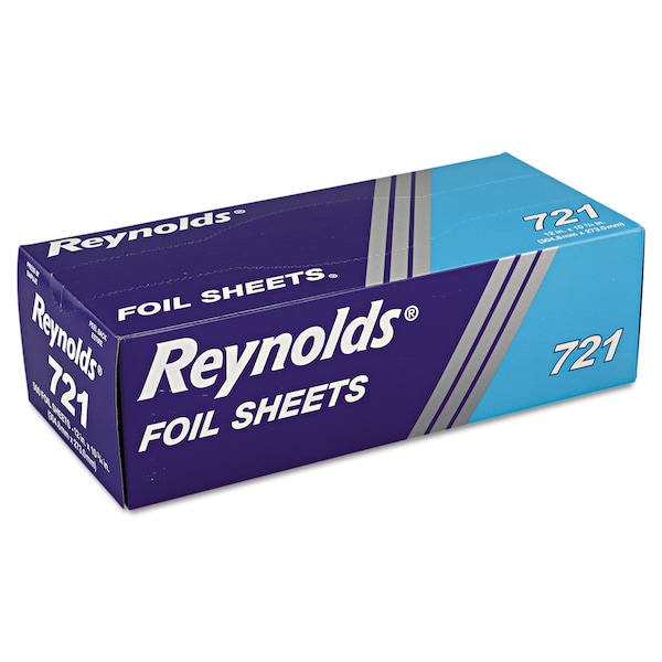 Reynolds Pop-Up Aluminum Foil Sheets, 12", PK6 - REY 721