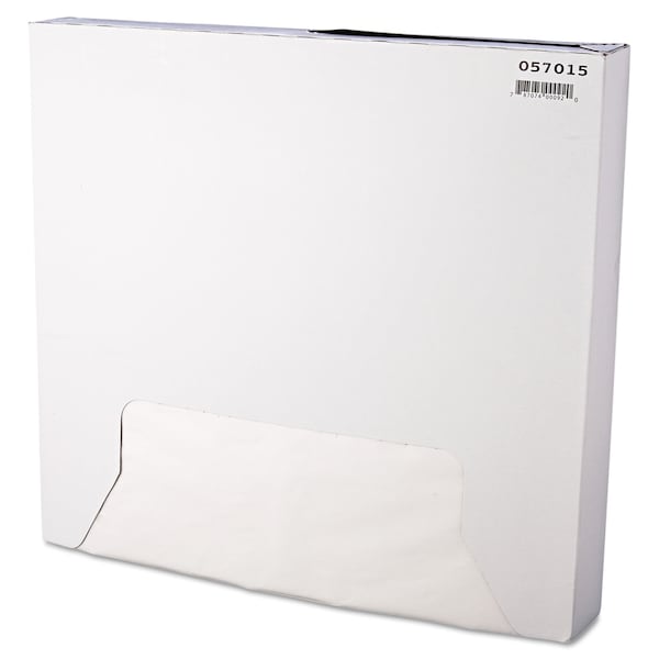 Bagcraft Grease-Resistant Paper Wrap/Liner, 15 x 16, White, PK3000 - P057015