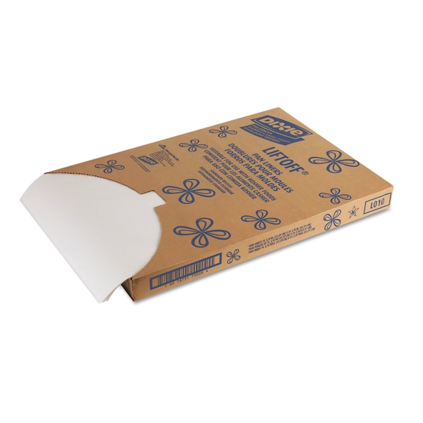 Dixie Pan Liners, Greaseproof, 16x24, Wht, PK1000 - DIX LO10
