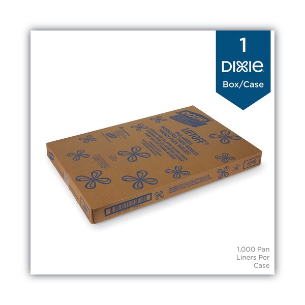 Dixie Pan Liners, Greaseproof, 16x24, Wht, PK1000 - DIX LO10