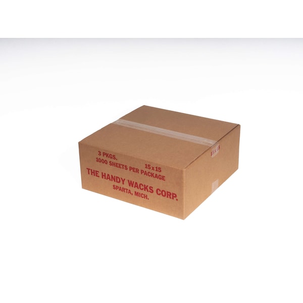 Handy Wacks Flat Deli 15x15, PK3000 - F-15-15