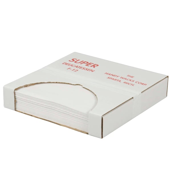Handy Wacks Handy Wacks 12"x12"x2.5" Flat Deli Paper, PK6000 - F-12