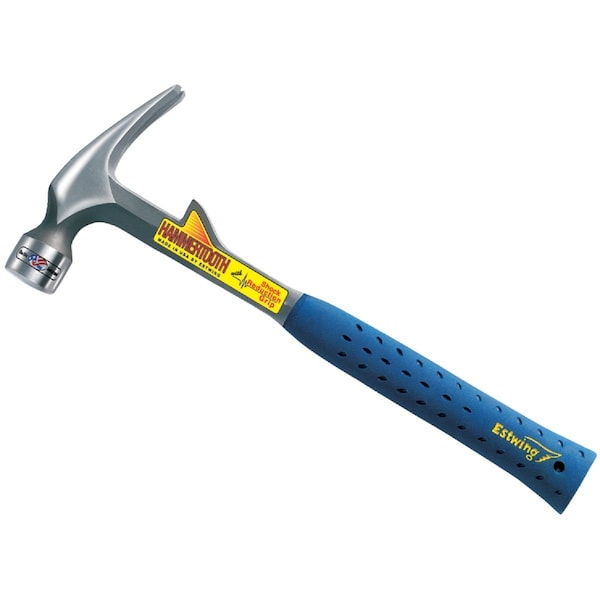 Estwing 24 Oz. Milled-Face HammerTooth Framing Hammer with Steel Handle - E6-24TM