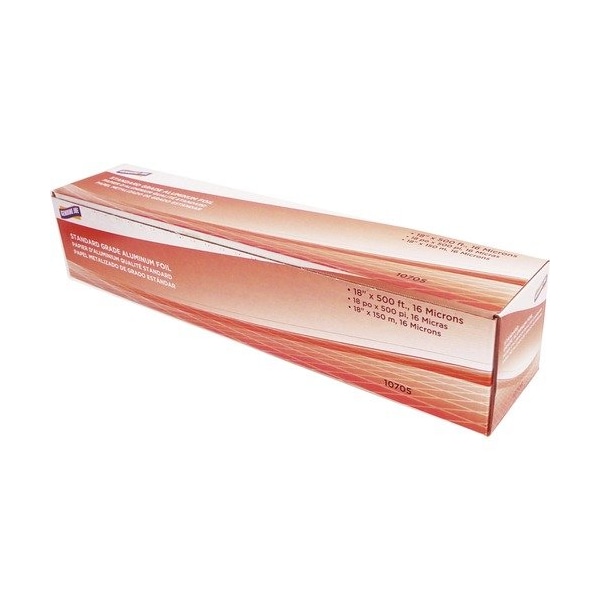 Genuine Joe Genuine Joe Foil, Aluminum, Standard Grade, 18inWx500ft L, Silver - GJO10705