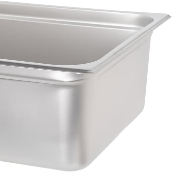 Carlisle Foodservice Full-Sz Lt ga. SS Steam Table Pan, 6", PK6 - 607006