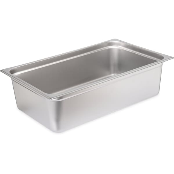 Carlisle Foodservice Full-Sz Lt ga. SS Steam Table Pan, 6", PK6 - 607006