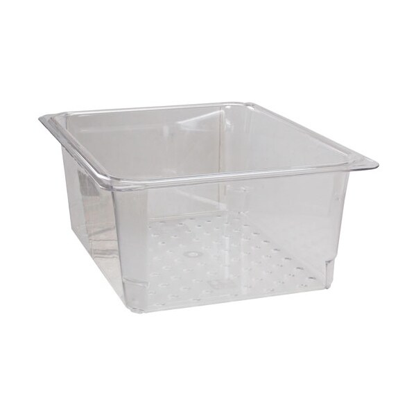 Cambro 1/2" X 5" Clear Pan W/Holes - 25CLRCW-135