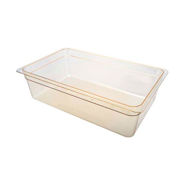 Cambro Pan, Food , H-Pan, Full, 6"D, Amber - 16HP-150