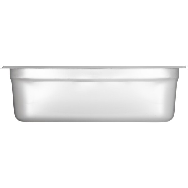 Carlisle Foodservice Lt Ga. SS Steam Table Pan, 1/3, 4", PK6 - 607134