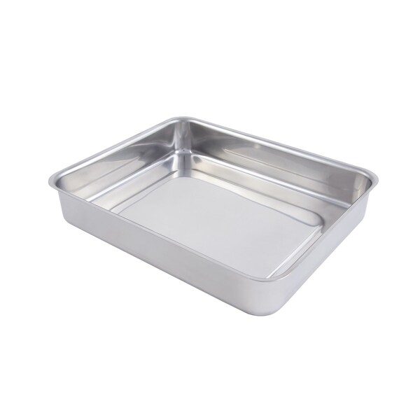 Bon Chef Cucina S/S Small Food Pan No Handles  11 5/8" X 9 3/8" X 2 1/8"  /  3 Qt - 60016