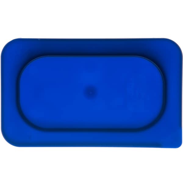 Carlisle Foodservice Lid, Food Pan, 1/9, Dark Blue, PK6 - 3058360