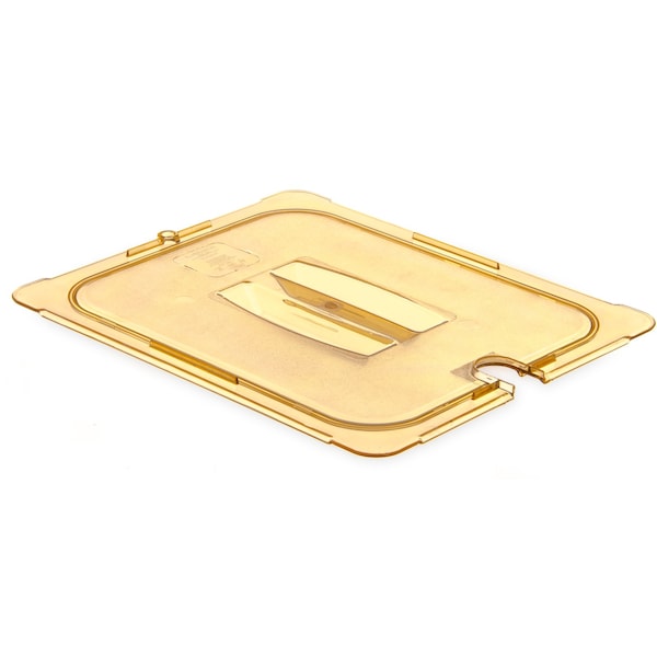 Carlisle Foodservice Univ Hndl Notchd Lid, 1/2 Food Pan HH, PK6 - 10431U13