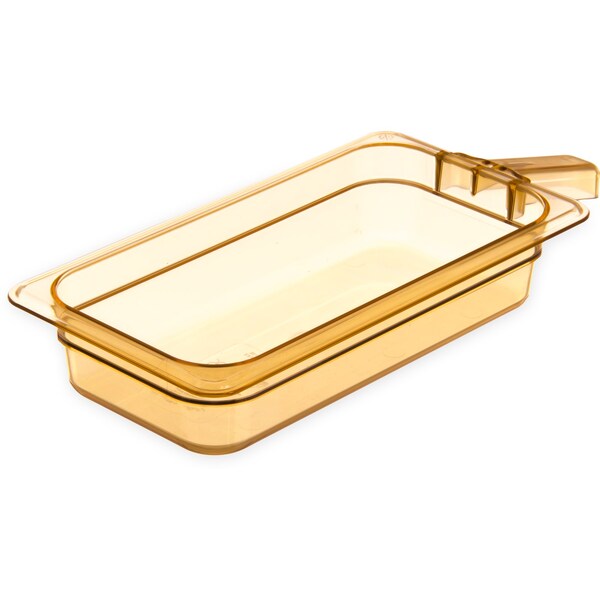 Carlisle Foodservice Food Pan HH w/1 Hdl, 1/3 Sz, 2.5", PK6 - 30860H13