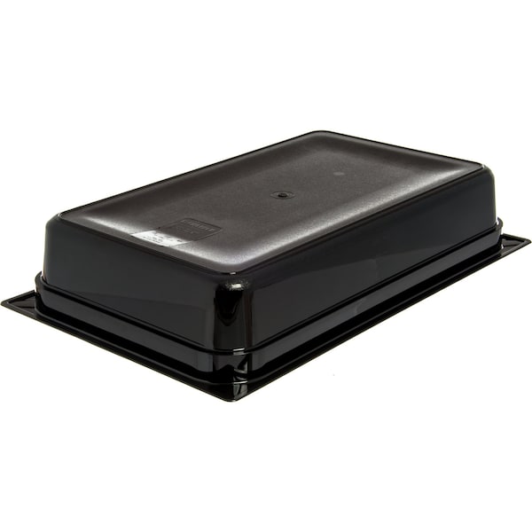 Carlisle Foodservice Full Food Pan PC, 4" D, Black, PK6 - 10201B03