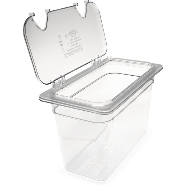 Carlisle Foodservice Food Pan PC, 8", DP, 1/3, Clr, PK6 - 3066907