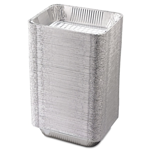 Hfa Aluminum Steam Table Pans, Half-Size Deep, 2.56in. Deep, 10.38 x 12.75, 100PK - 32135
