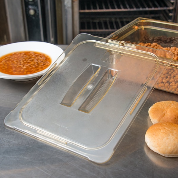 Carlisle Foodservice Univ Hndld Lid, 1/2 Sz Food Pan HH, PK6 - 10430U13