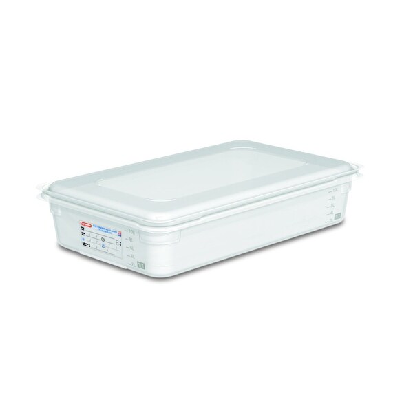 Araven FOOD BOX W/NON-AIRTIGHT LID GN1/1, 13.7qt TRANSPARENT 20 3/4" X 12 3/4" X 4" - 09293