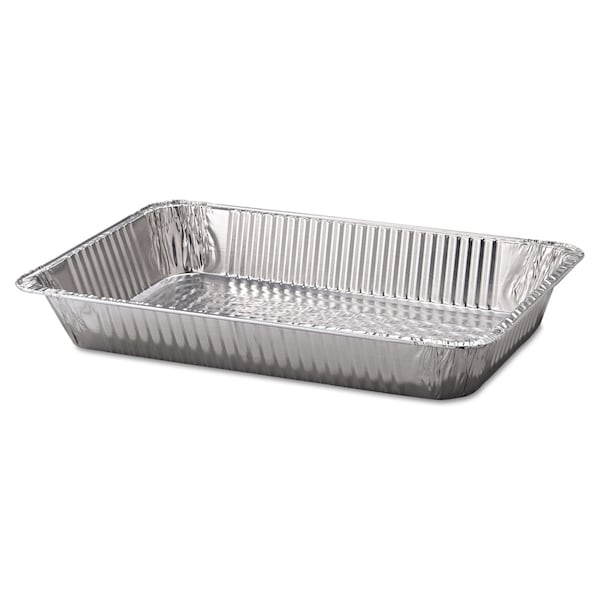 Hfa Aluminum Steam Table Pans, Full-Size Deep, 3.19in. Deep, 12.19 x 20.75, 50PK - 201970