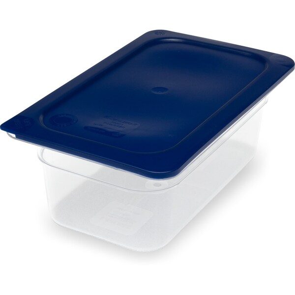Carlisle Foodservice Food Pan PC, 4", DP, 1/4, Clr, PK6 - 3068107