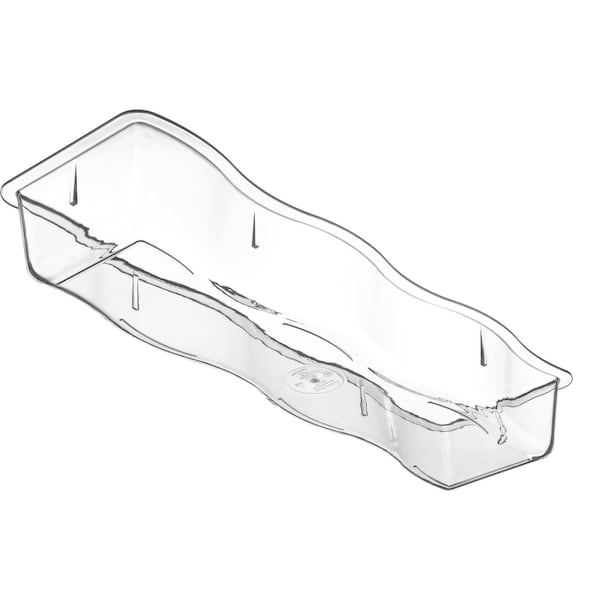 Carlisle Foodservice Half Long Pan, Wavy Edge, 2.5", Clr, PK6 - 698207