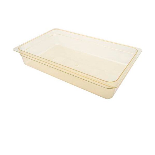 Cambro Pan, Food , H-Pan, Full, 4"D, Amber - 14HP-150
