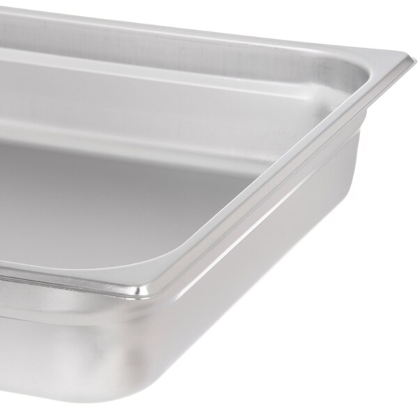 Carlisle Foodservice Lt Ga. SS Steam Table Pan, 2/3, 2.5", PK6 - 607232