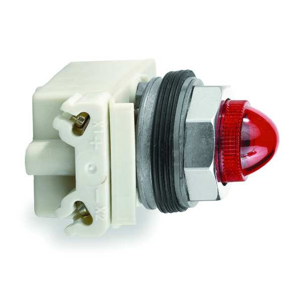 Luz piloto completa de Schneider Electric, roja, incandescente - 9001KP1R9