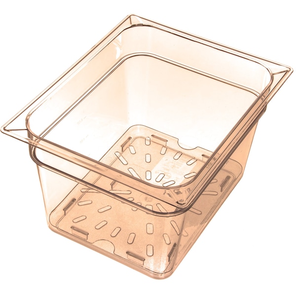Carlisle Foodservice Drain Grate, Food Pan HH, 1/2, Amber, PK6 - 1043513