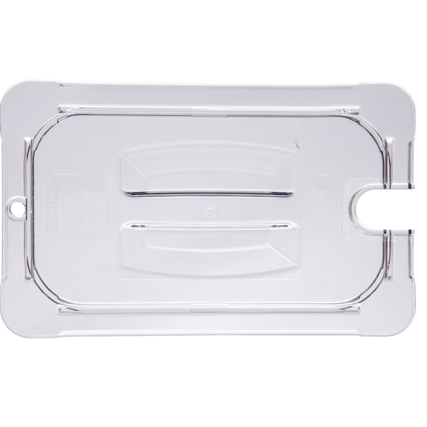 Carlisle Foodservice Univ Hndld NotchdLid, 1/4 Food Pan, Cl, PK6 - 10291U07