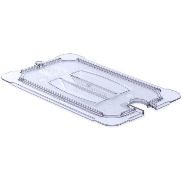 Carlisle Foodservice Univ Hndld NotchdLid, 1/4 Food Pan, Cl, PK6 - 10291U07