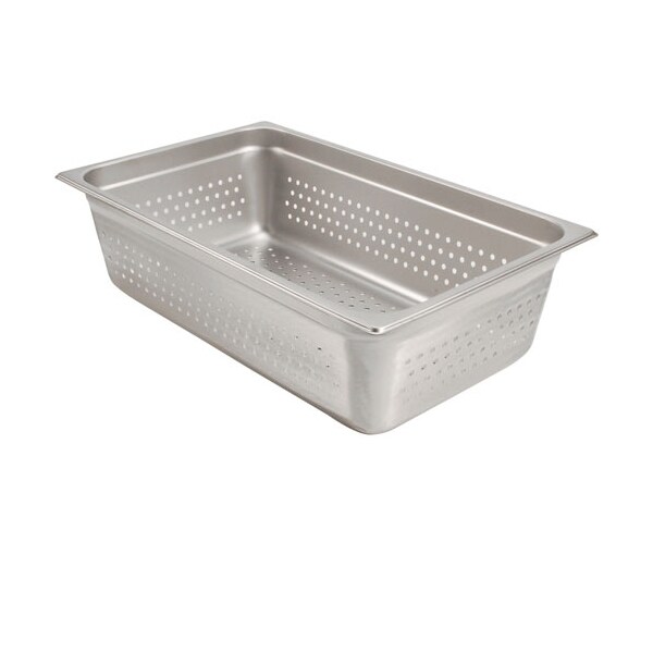Browne Foodservice Pan, Steam , Full, 6"D, Perf, Ss - 22116