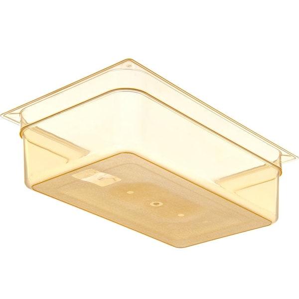 Carlisle Foodservice Full Food Pan HH, 6" D, Amber, PK6 - 10402B13