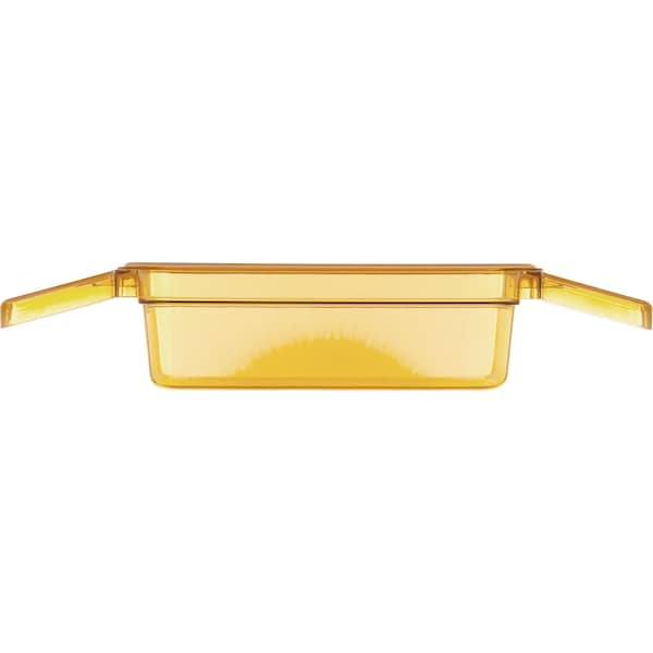 Carlisle Foodservice Food Pan HH w/2 Hdl, 1/3 Sz, 4" D, PK6 - 30861HH13