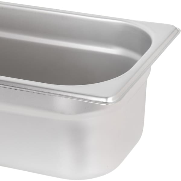 Carlisle Foodservice DuraPan, Hlf Lng, Lt Ga., SS Pan 4", PK6 - 60700HL4