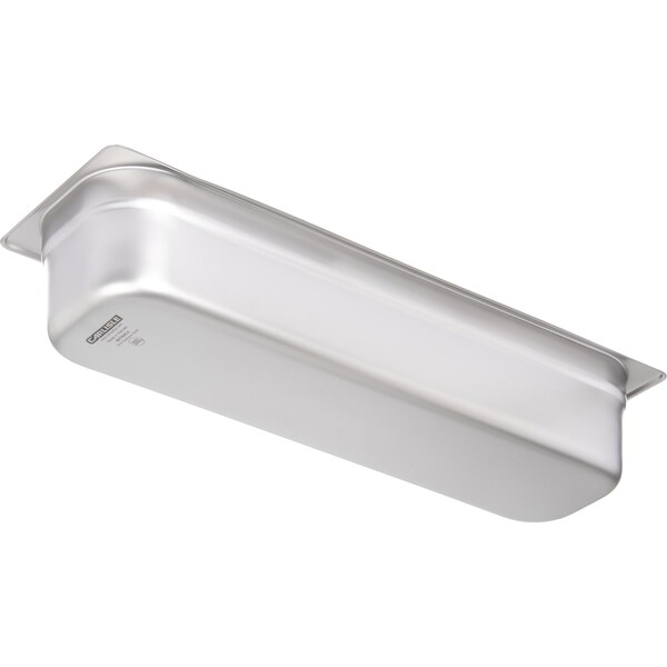 Carlisle Foodservice DuraPan, Hlf Lng, Lt Ga., SS Pan 4", PK6 - 60700HL4