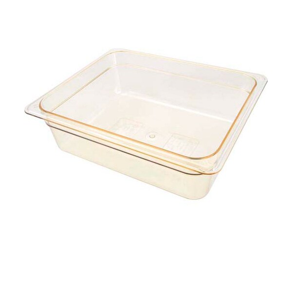 Cambro Pan, Food , H-Pan, Half, 4"D, Amber - 24HP(150)