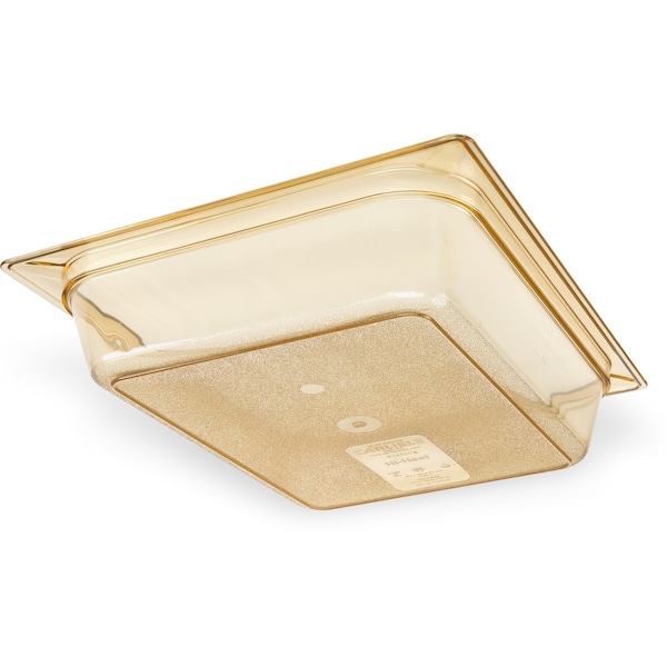 Carlisle Foodservice Half Size Food Pan HH, 2.5" D, Amber, PK6 - 10420B13