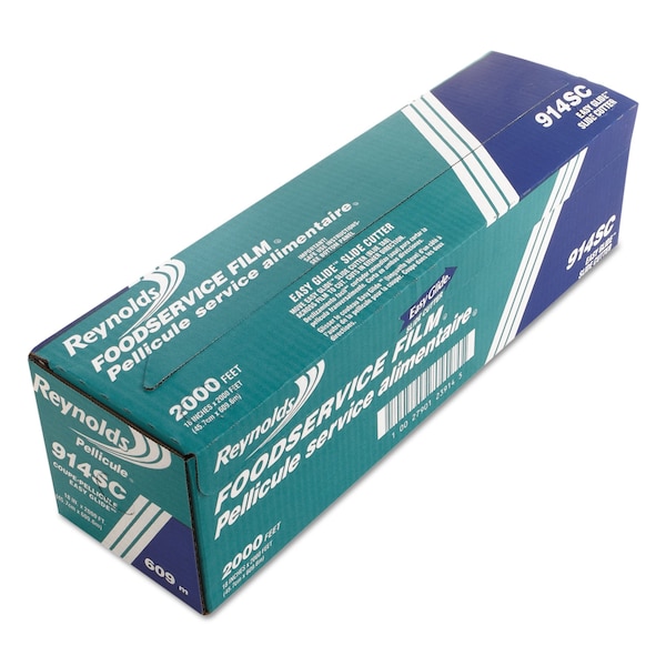 Reynolds Film Roll, Easy Glide Cutter, 18"x2000 ft. - REY 914SC